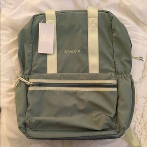 Athleta Sage Green Backpack